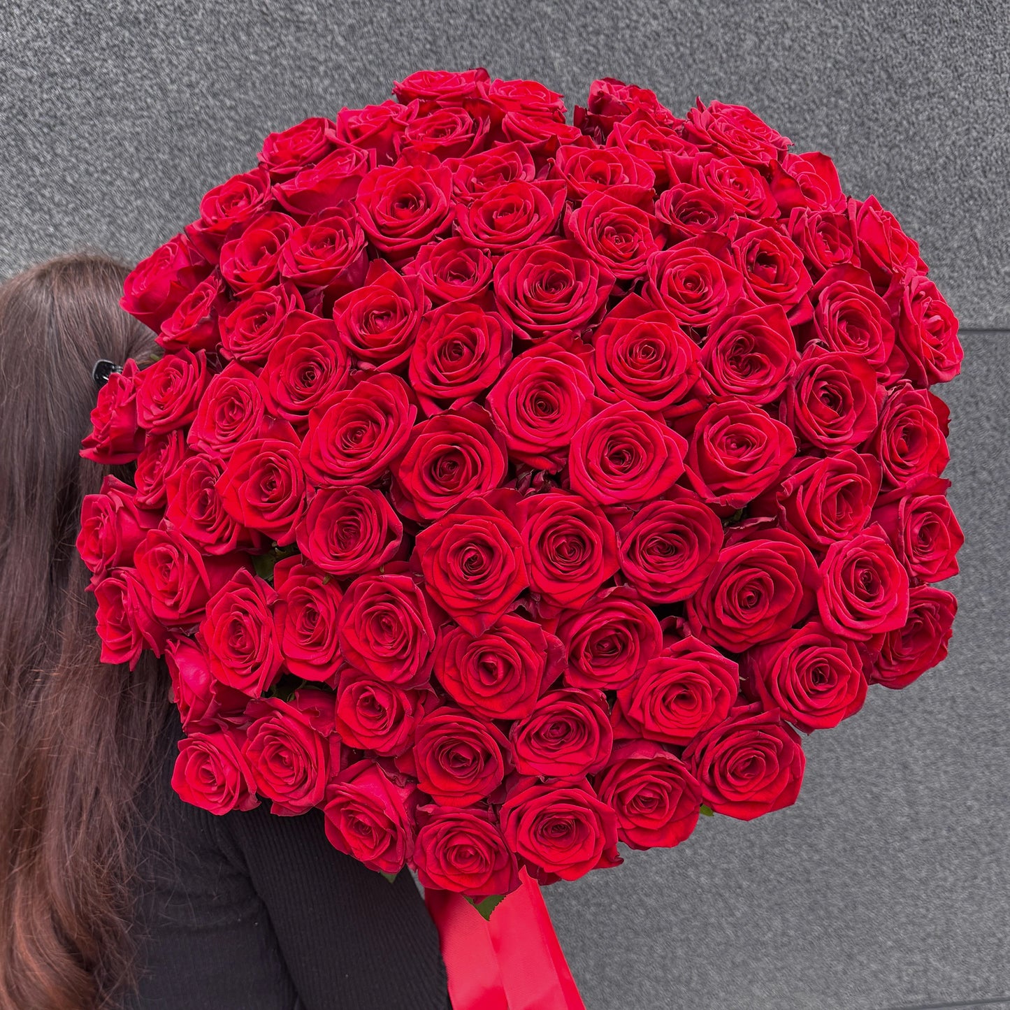 Bukiet czerwonych róż