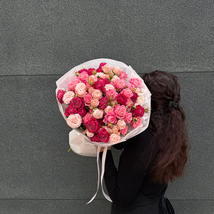 Bukiet mix róż gałązkowych